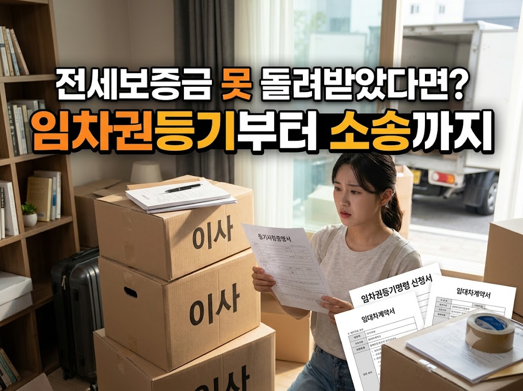 전세보증금 반환 지연, 임차권등기부터 소송까지